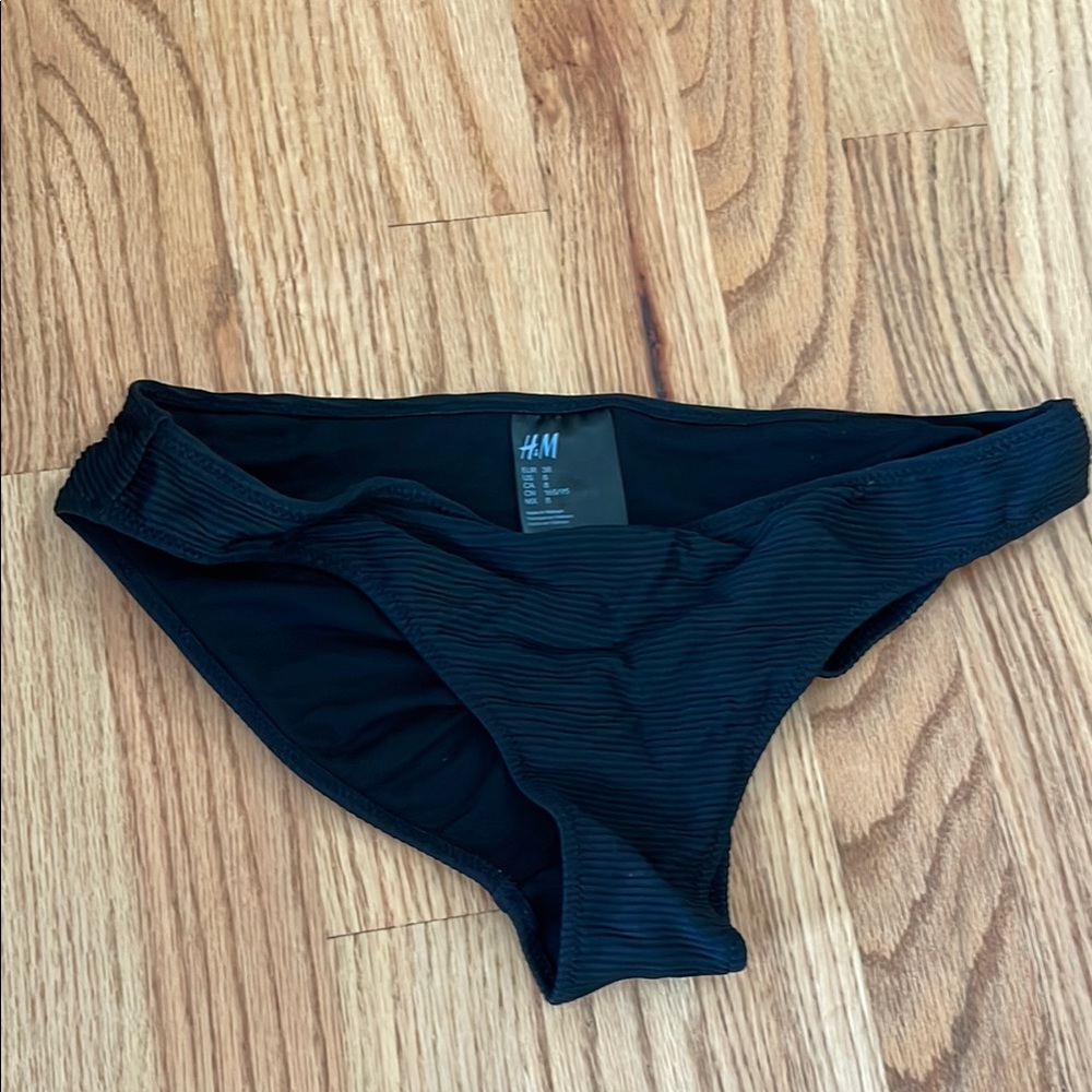 H&M Classic Black Swim Bottom